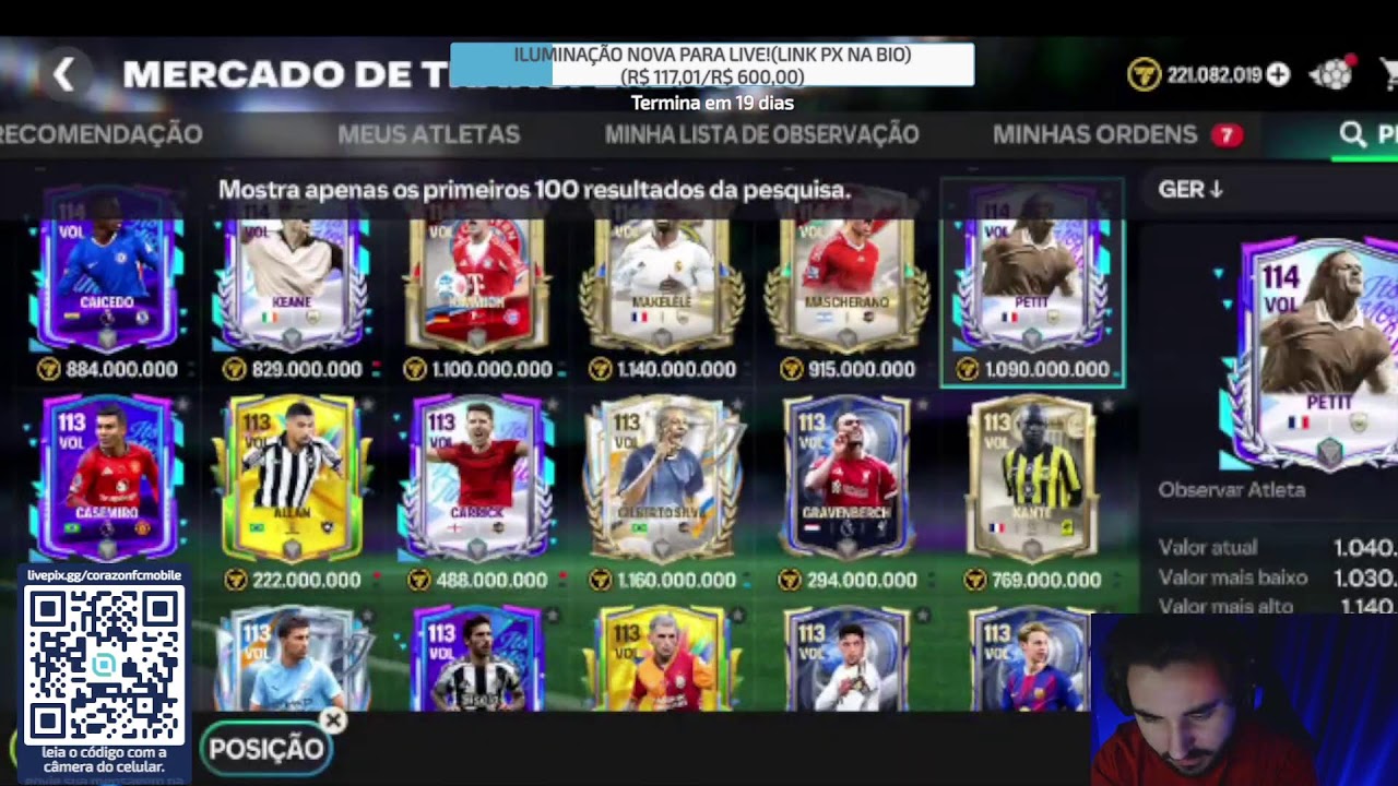 UPANDO 50 ESTRELAS INSCRITO! FC MOBILE