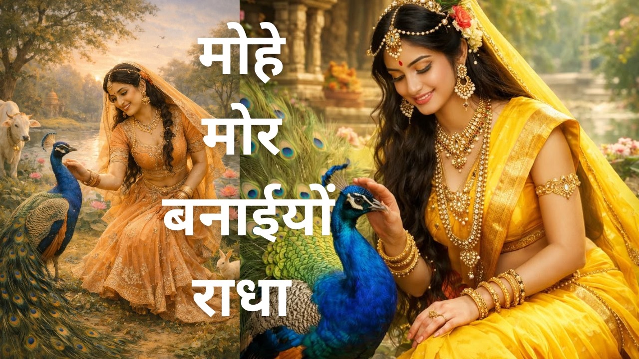 मोहे मोर बनइय्यो राधा | Mohe Mor Banaiyo Radha Apne Vrindavan Ko | New Peaceful Radha Krishna Bhajan