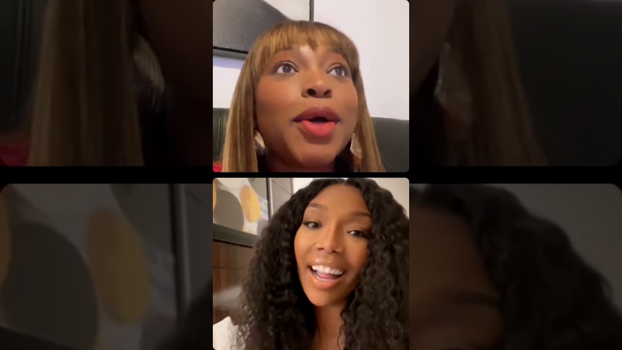 Naturi Naughton and Brandy - Instagram Live (10/26/2021)
