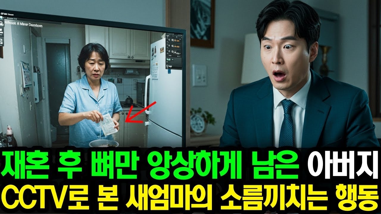 재혼 후 뼈만 앙상하게 남은 아버지, CCTV로 확인한 새엄마의 소름끼치는 행동