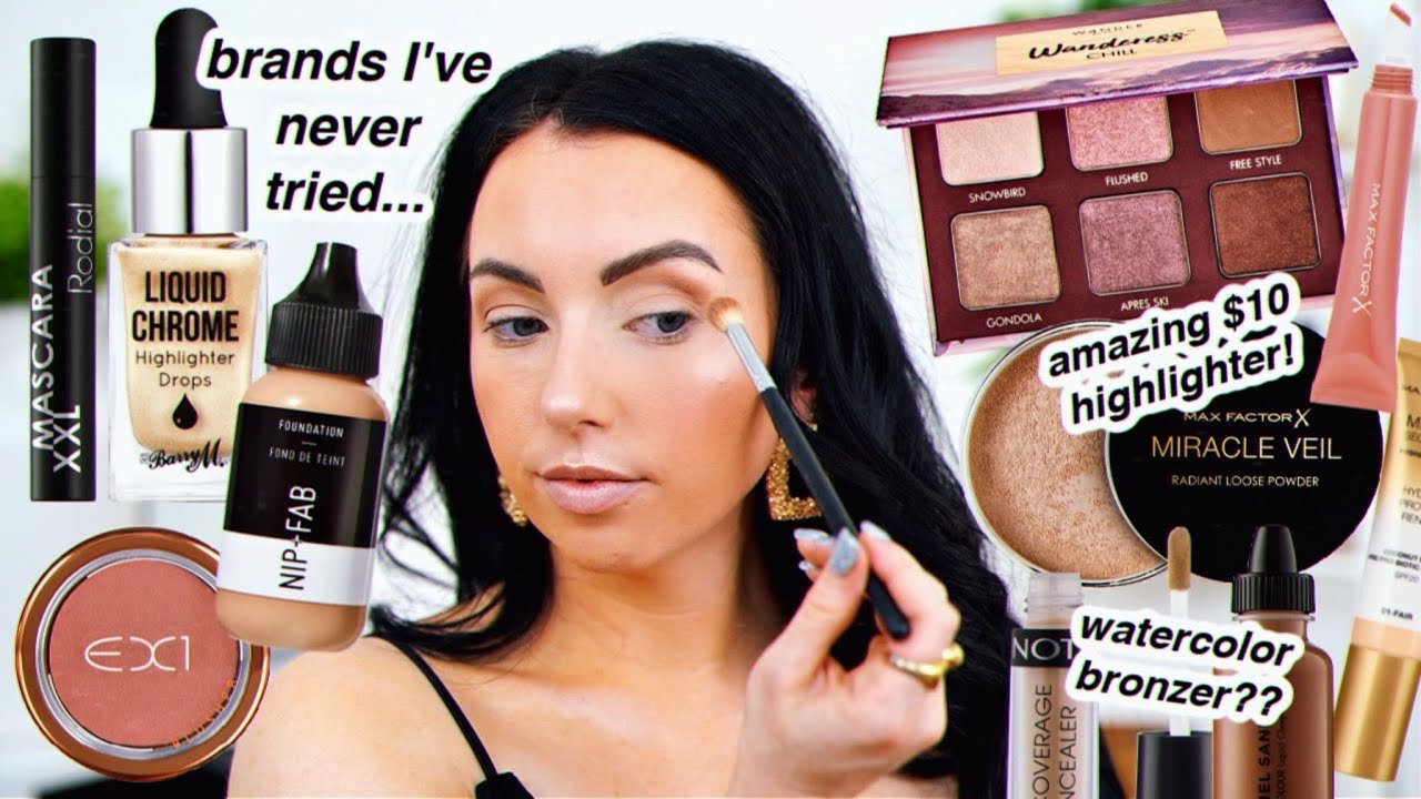 Brands I'VE NEVER TRIED! Tons of makeup FIRST IMPRESSIONS