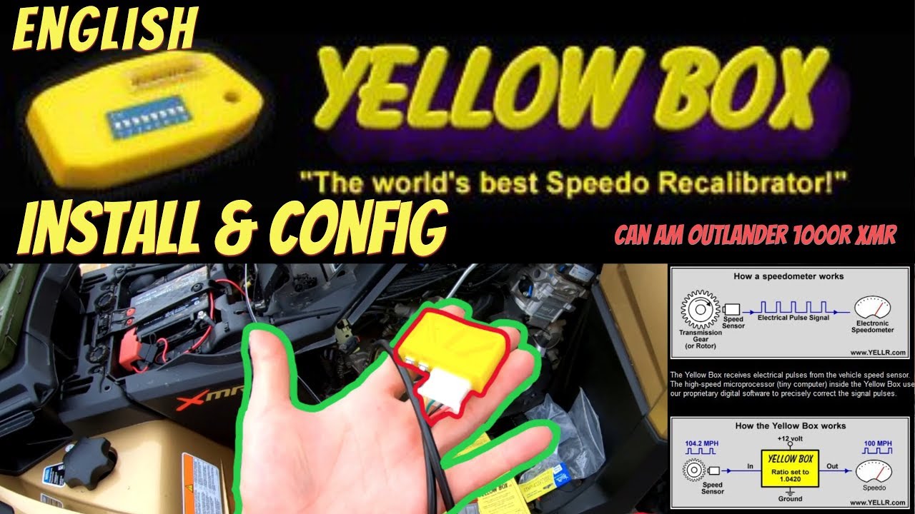 Installation and configuration of the YellowBox® on Can Am - English
