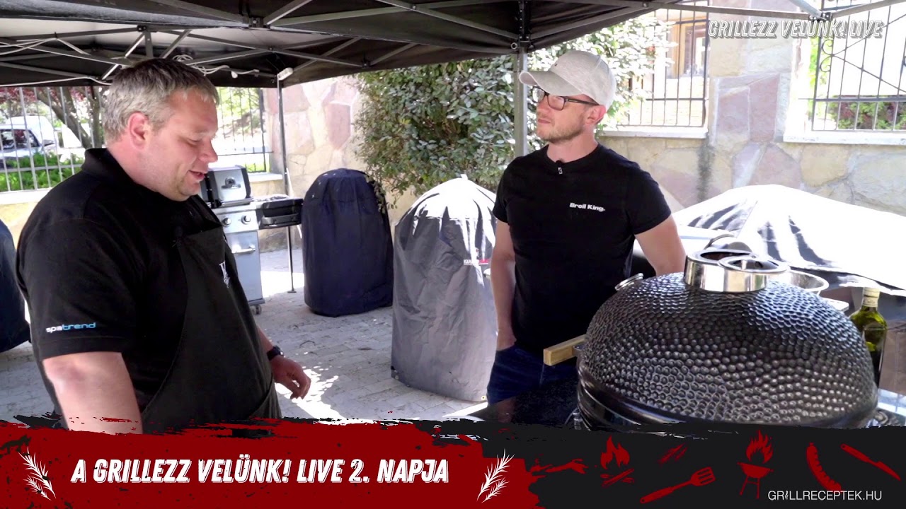Fehérboros kagyló Kamado Chef grillen