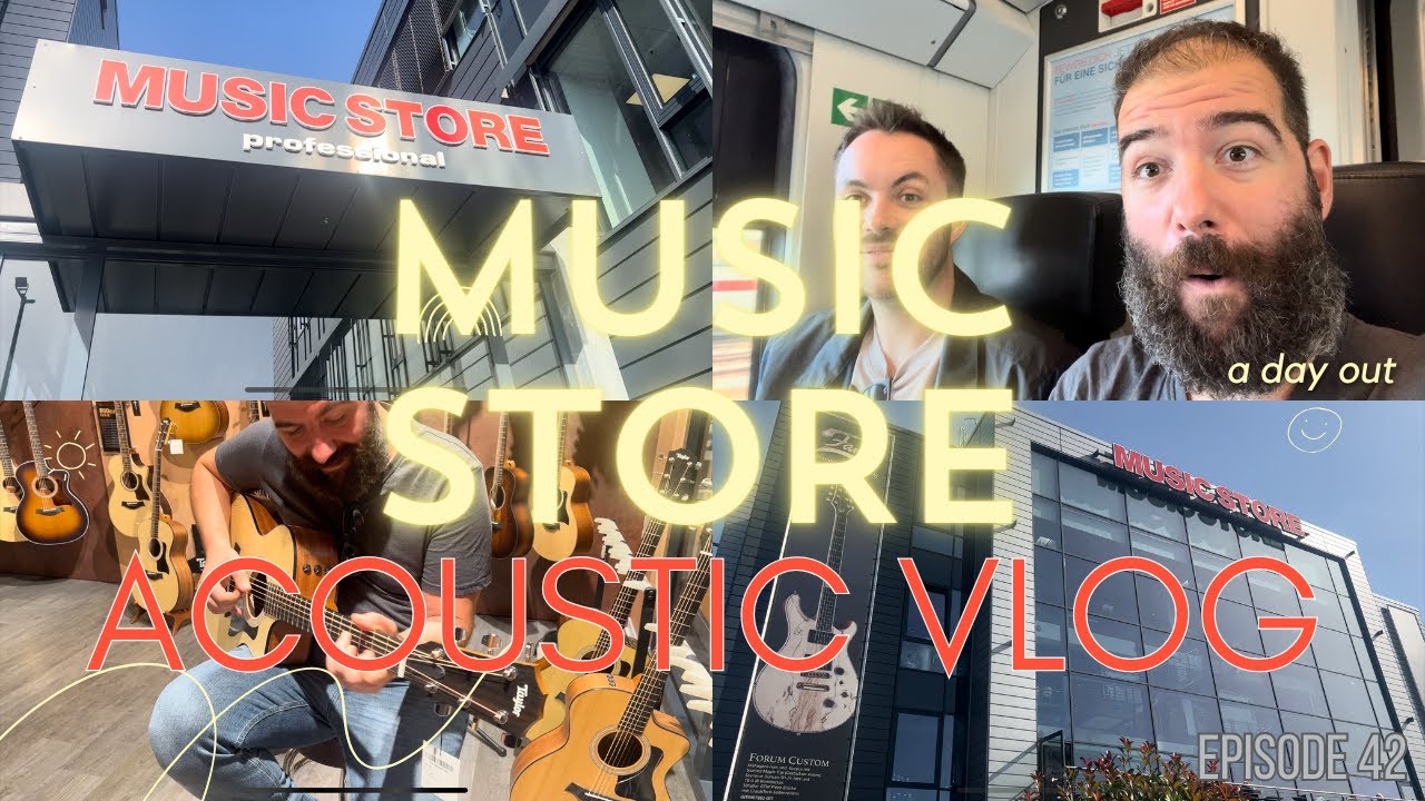 Our Trip to - Music Store DE, Cologne (K&ouml;ln) Acoustic VLOG - The Guitar Bay