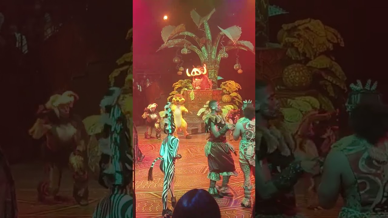 Disneyland hongkong lion king show