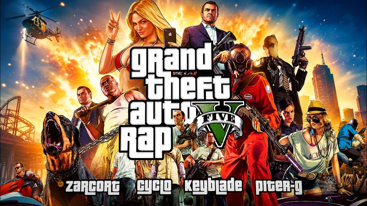 GTA V RAP - Todo Por Dinero | Keyblade, Zarcort, Cyclo & Piter-G