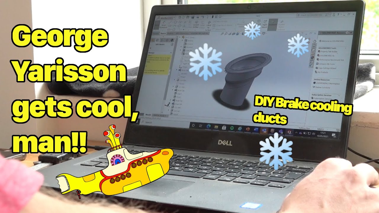 Cheap Track Car Build ep.6 Making brake cooling ducts with a 3D printer