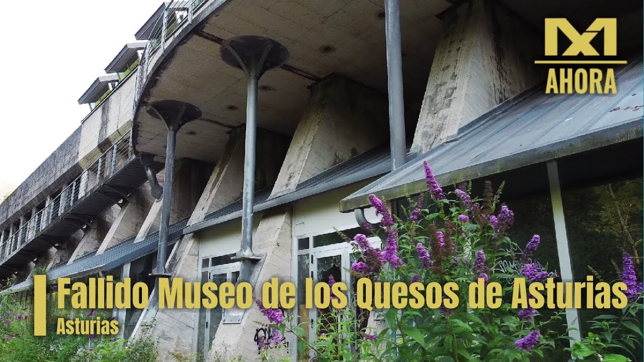 MUSEO ABANDONADO DE LOS QUESOS DE ASTURIAS (MORCÍN - ASTURIAS) A VISTA DE DRON