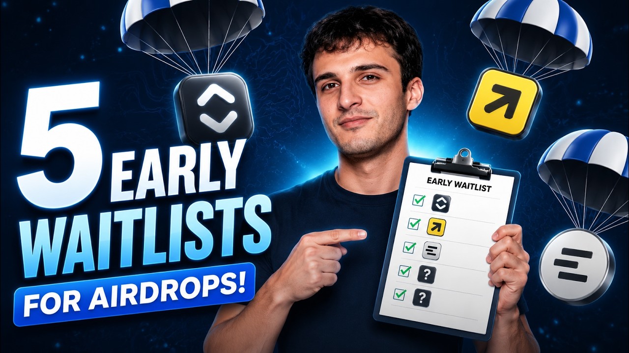 5 Early Waitlists for New Crypto Airdrops!
