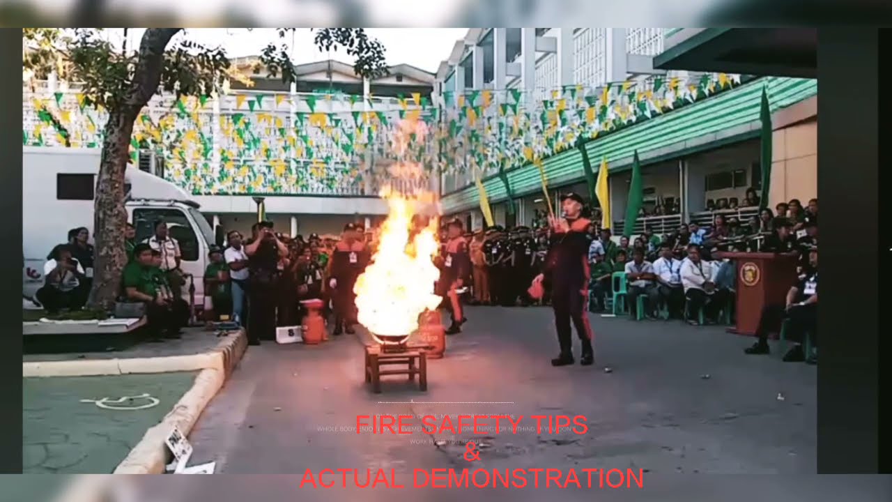 FIRE SAFETY TIPS & DEMONSTRATION | kitchen Fire | Fire Prevention