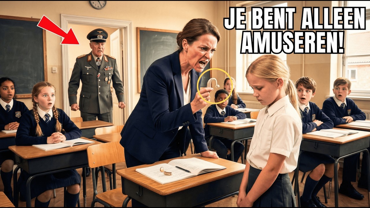 Lerares scheurt tekening: “Je vader is maar een bewaker!” – geschokt als hij binnenkomt