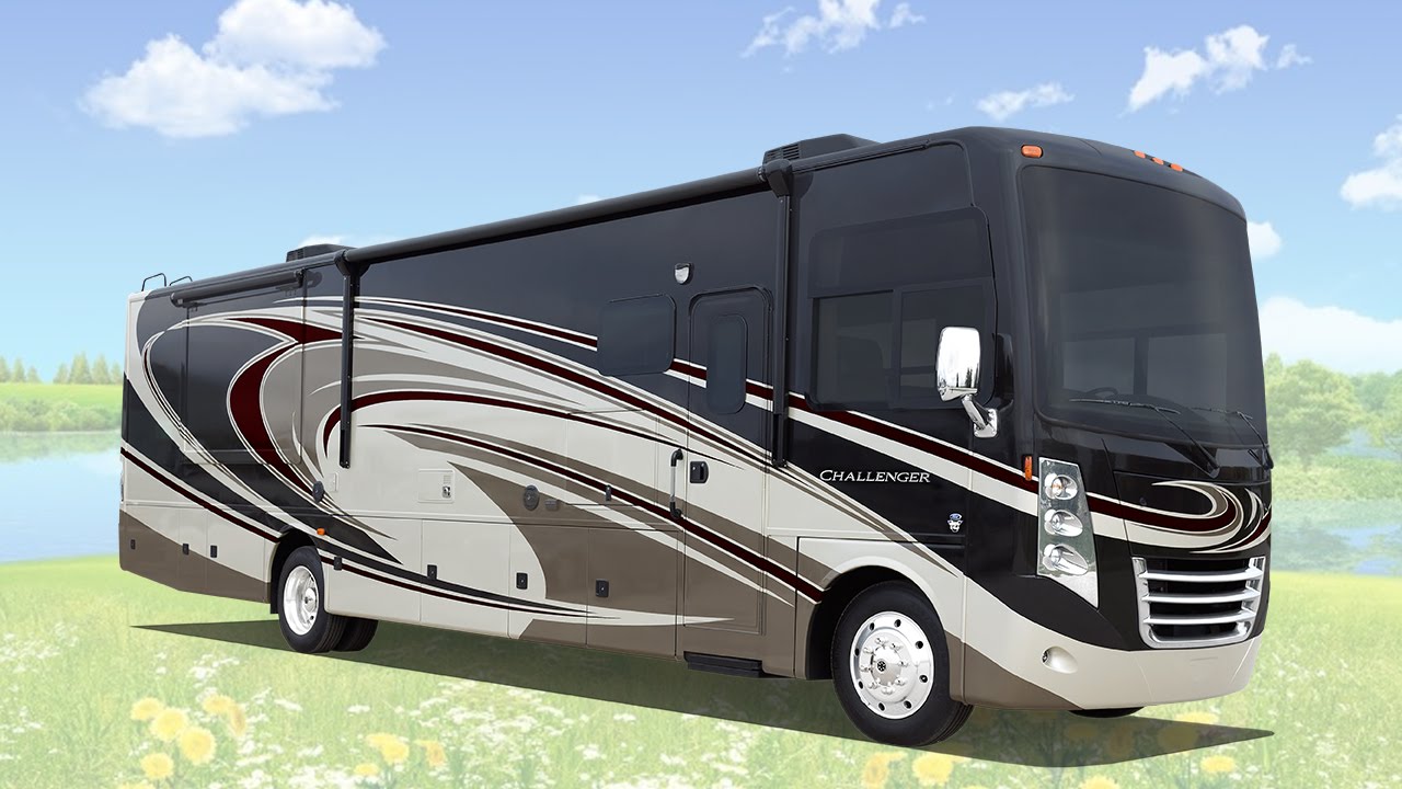 Class A RVs; New Challenger Motorhome Review (Flagship RV w/ Gas Engine)