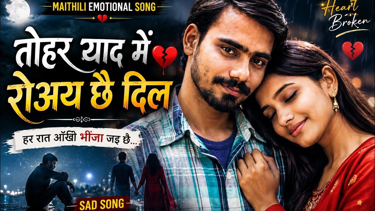 तोहर याद में रोअय छै दिल | Maithili Sad Love Song | Govind Bihari Singh / video/ Ashish Yadav/
