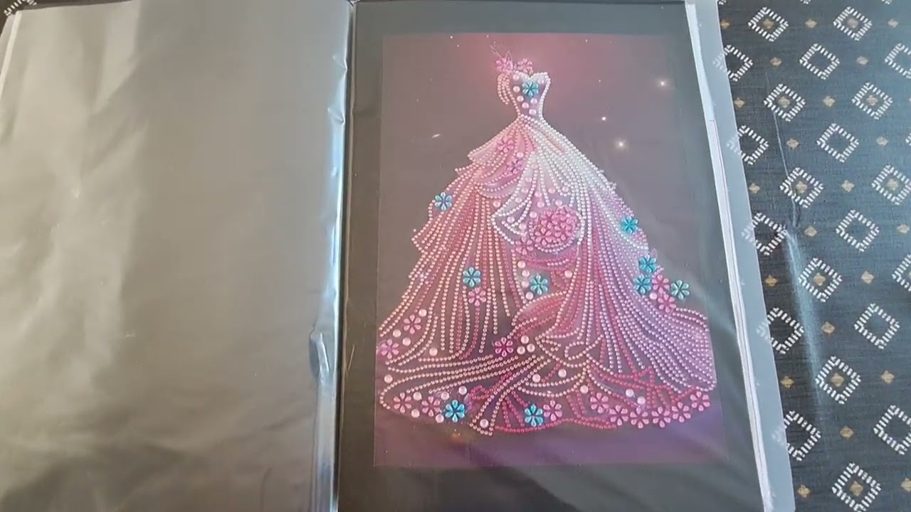 Diamond painting ❤️  Revue d'un porte vue 😀 #diamondpainting #loisirscréatifs #painting #diamond