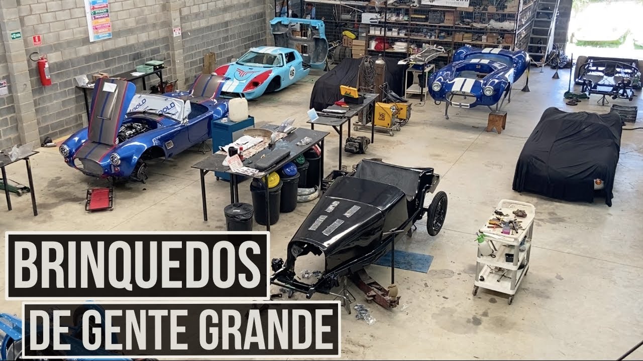 FORD GT 40, COBRA, BUGATTI: visitamos uma fábrica de recriações em São Paulo