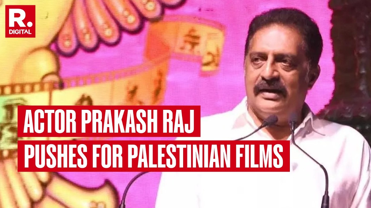 BREAKING: Actor Prakash Raj Demands Karnataka Govt Allow Palestinian Films At Bengaluru Fest