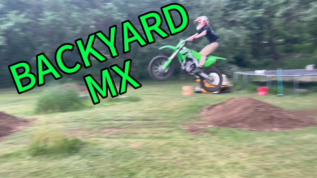 BUILDING BACKYARD MX TRACK!!!