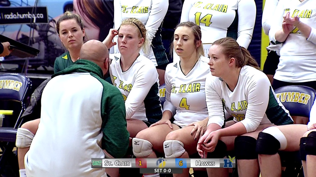 Women's Varsity Volleyball Humber vs St. Clair 12/04/2016