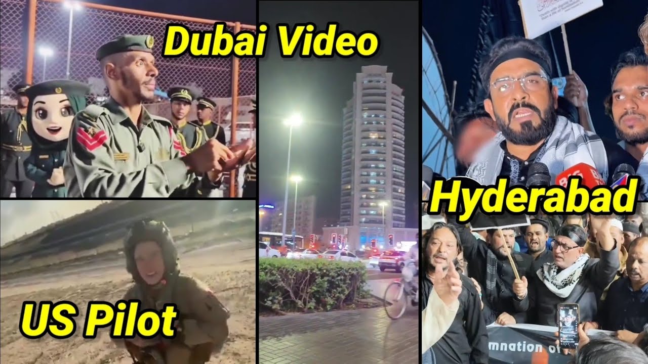 Dubai Police 🚔 US Lady Pilot in Kuwait, Iran News, Hyderabad MBT AIMIM, Shia Sunni Unity Observed