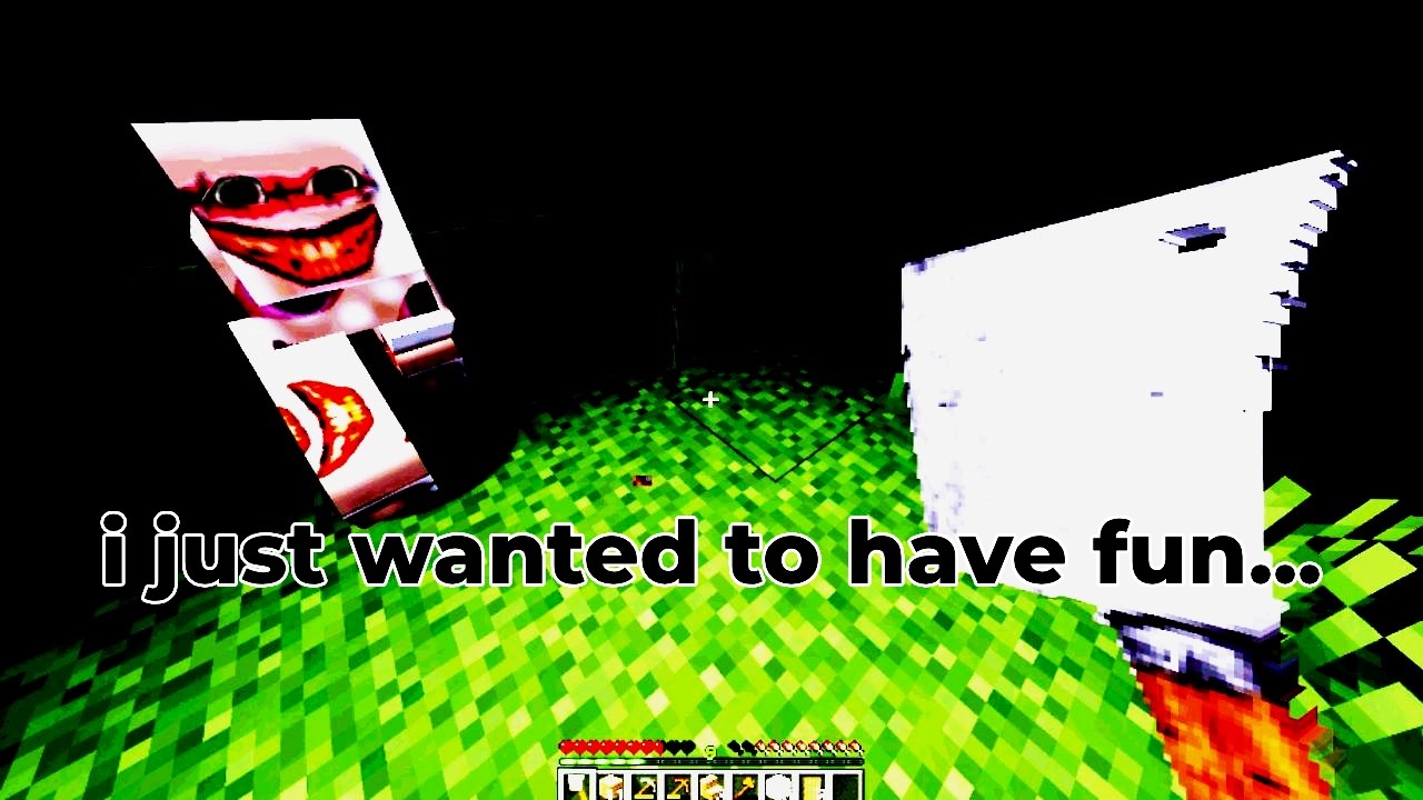 i was in tears... | Minecraft Horror Mod
