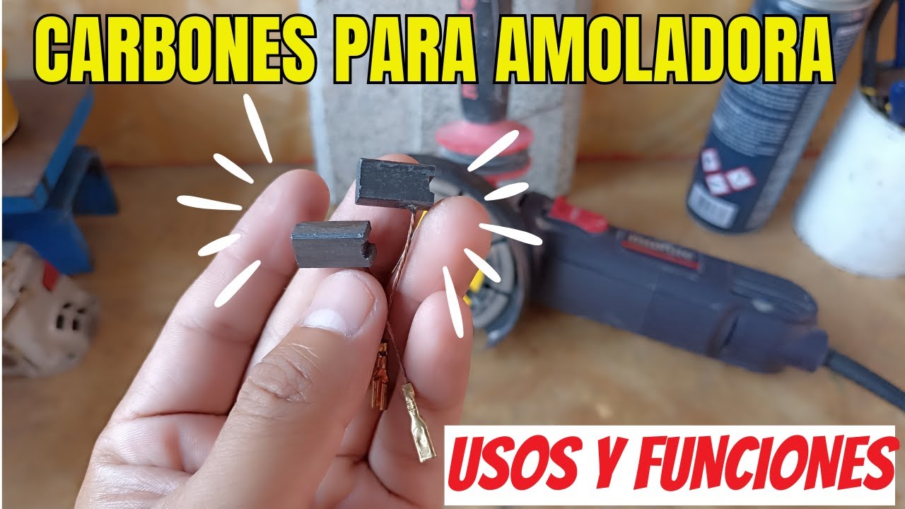 💨 El Secreto de la Potencia en tu Amoladora: &iexcl;Los Carbones! 🔥