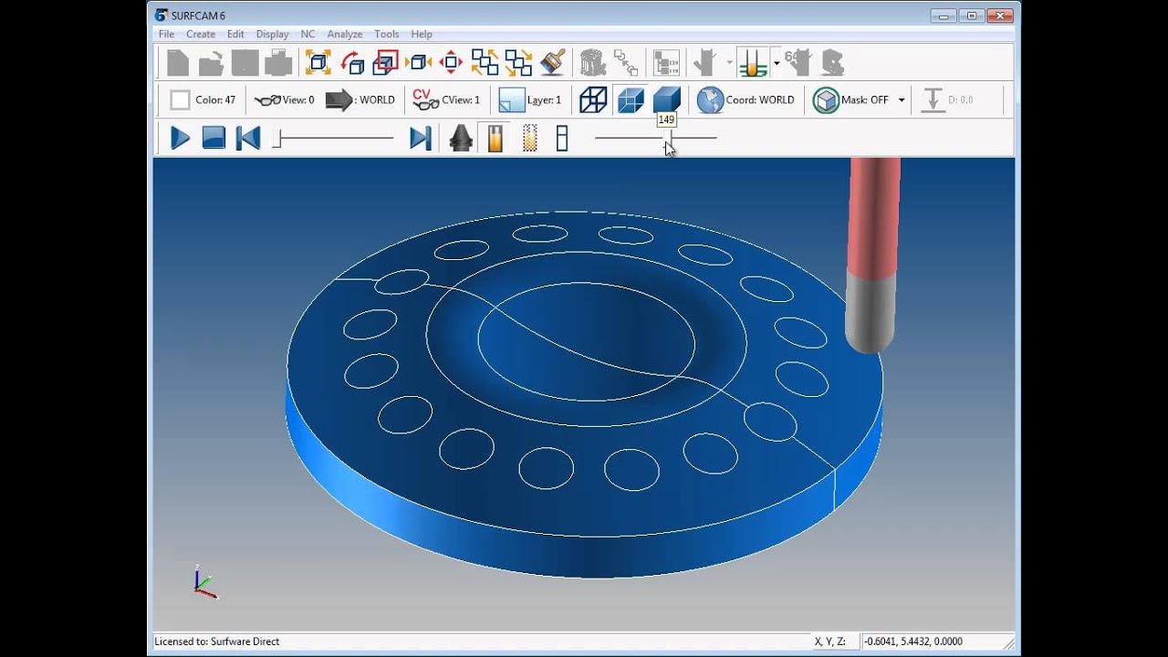 SURFCAM Tutorial - 3-Axis: Spiral (New in SURFCAM 6)