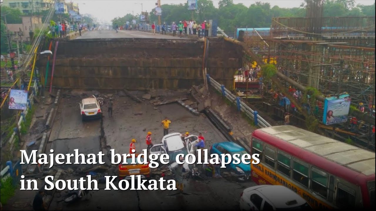 Majerhat bridge collapses in Kolkata, many feared trapped