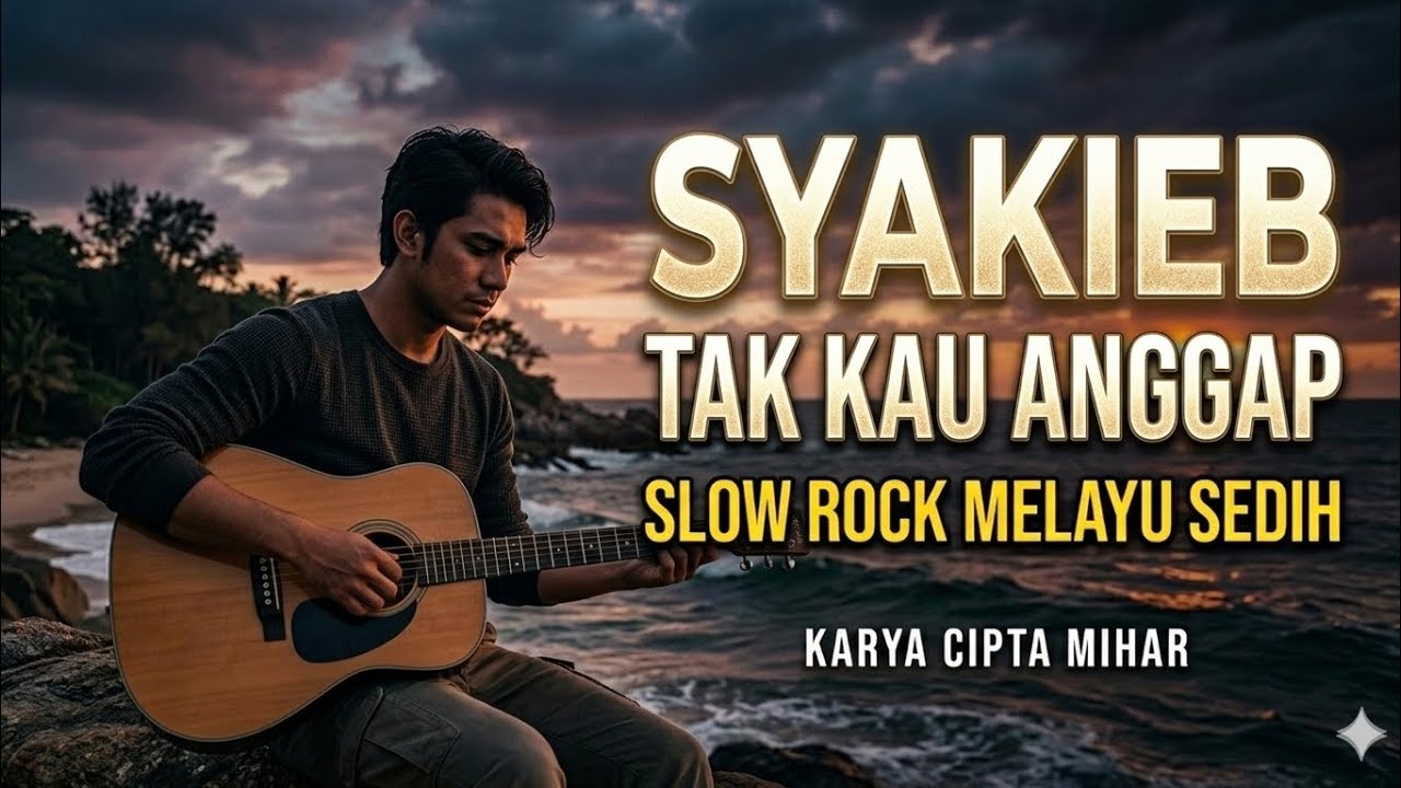 TAK KAU ANGGAP - SYAKIEB LAGU SLOW ROCK MELAYU SEDIH SANGAT MENYAYAT HATI KARYA CIPTA MIHAR 