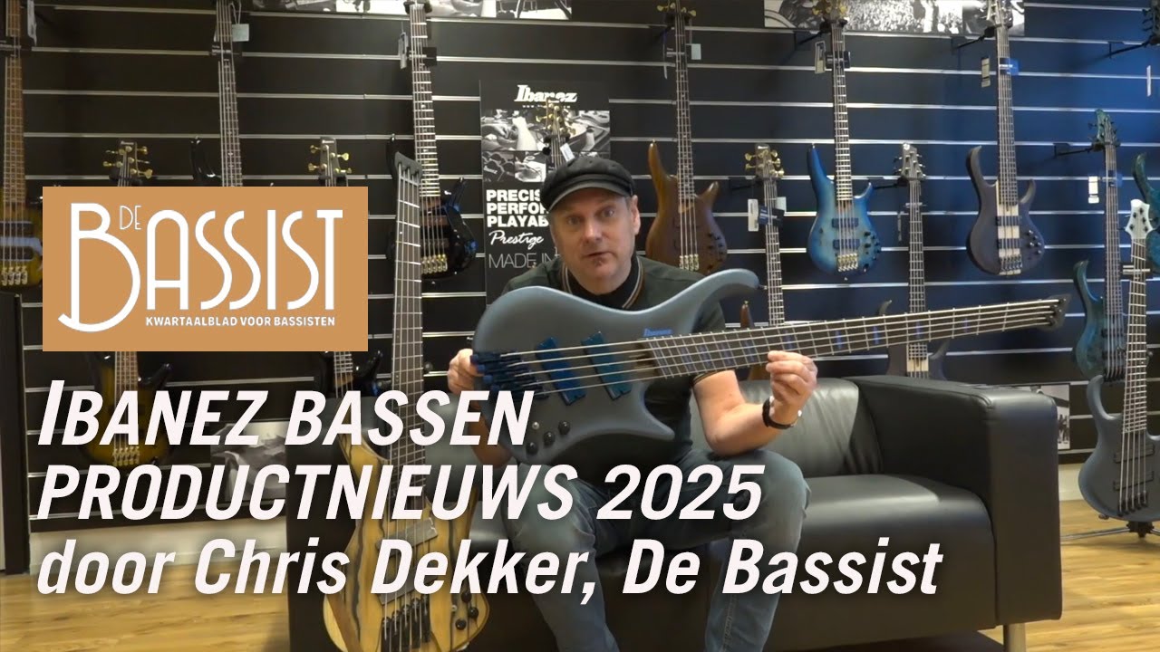 Ibanez Bass Guitars - New for 2025 - Chris Dekker - De Bassist
