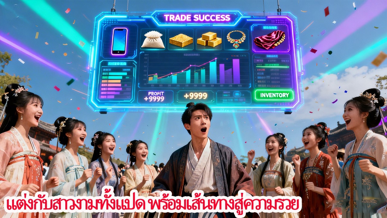 ชายหนุ่มยุคใหม่รวยในอดีตด้วยระบบแลกเปลี่ยนสินค้า