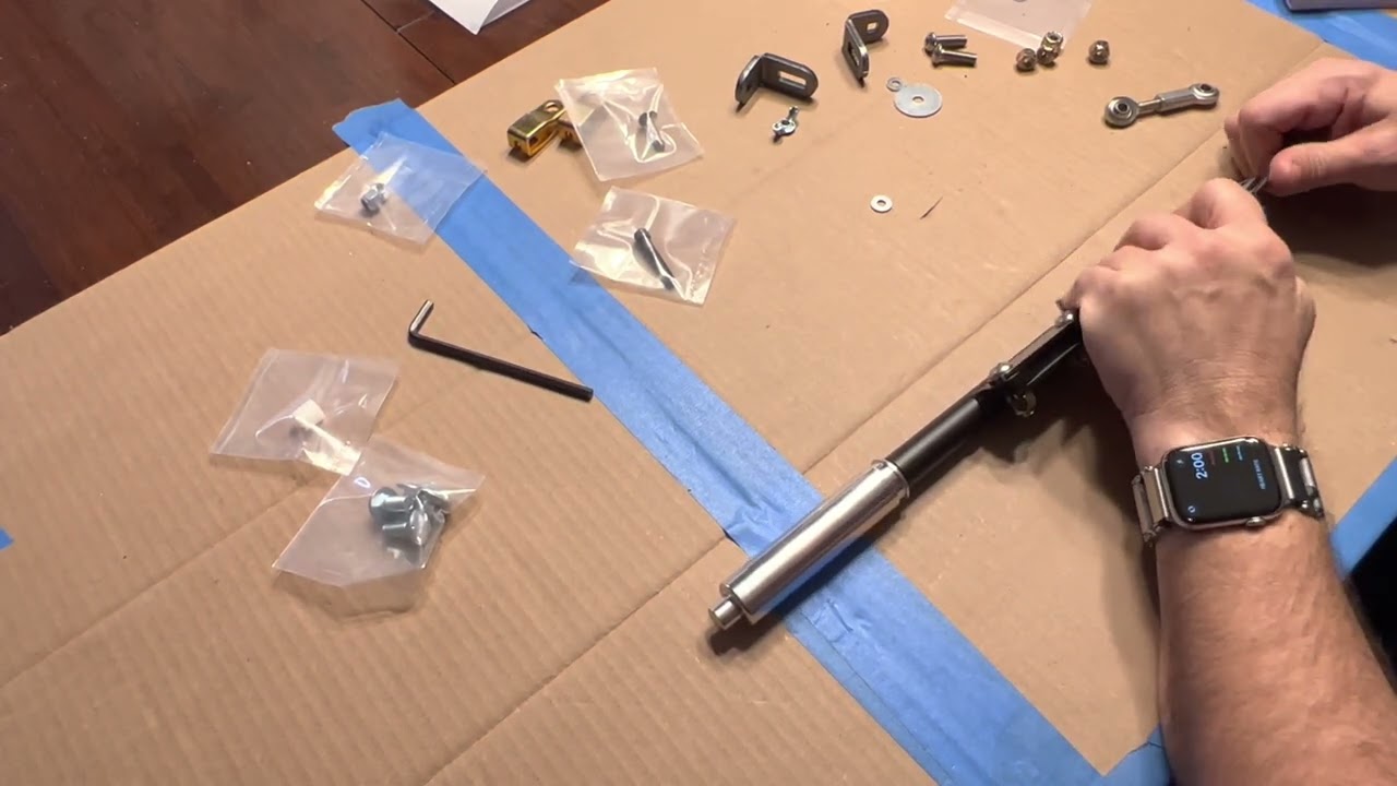 Shelby Cobra Replica Build part 30 Factory Five Racing parking brake assembly