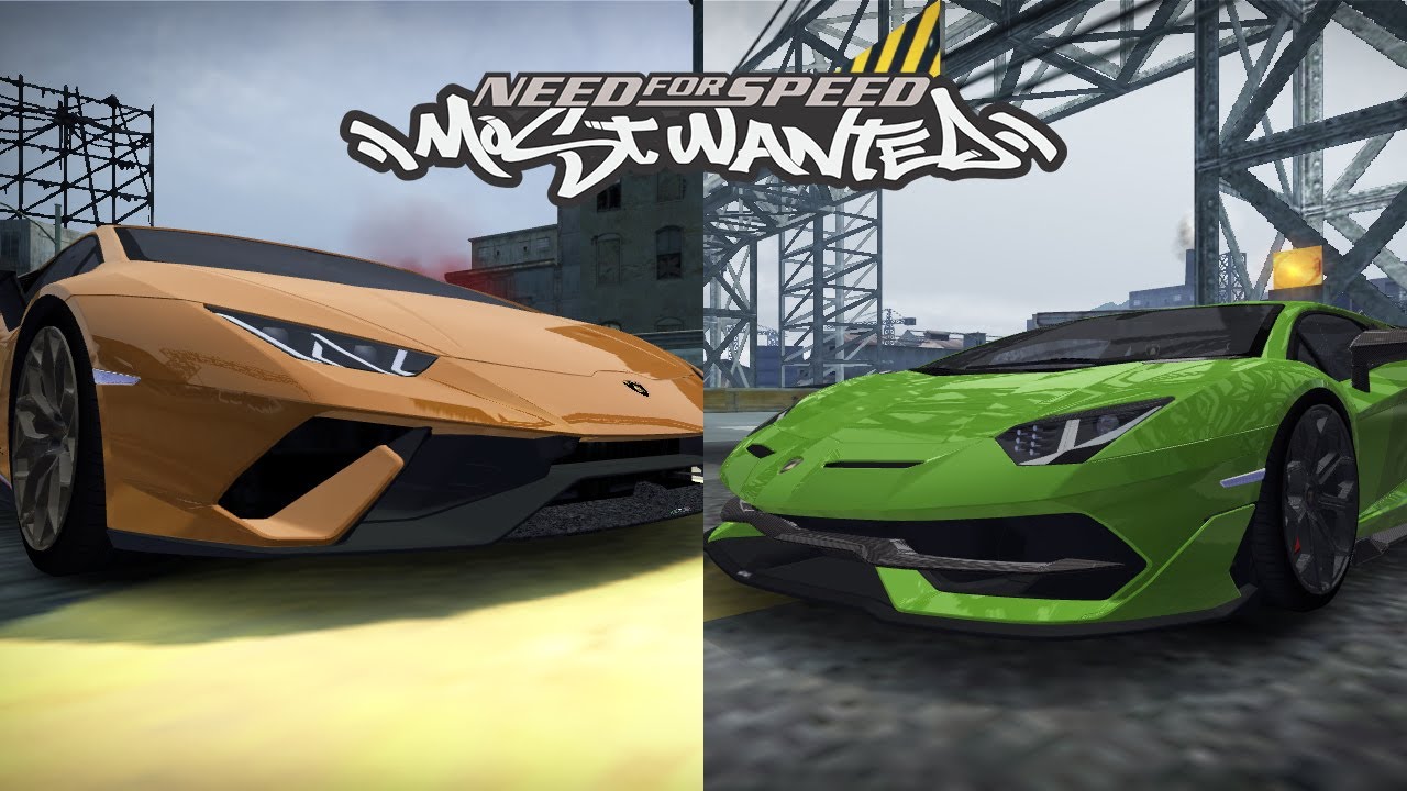 NFSMW Tollbooth Duel - Lamborghini Huracan Performante vs Lamborghini Aventador SVJ