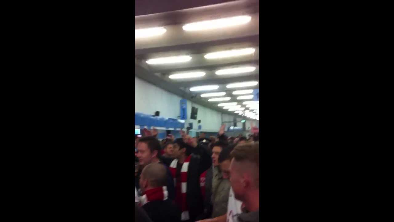 Arsenal fans singing there were 10 Tottenham points in the gap