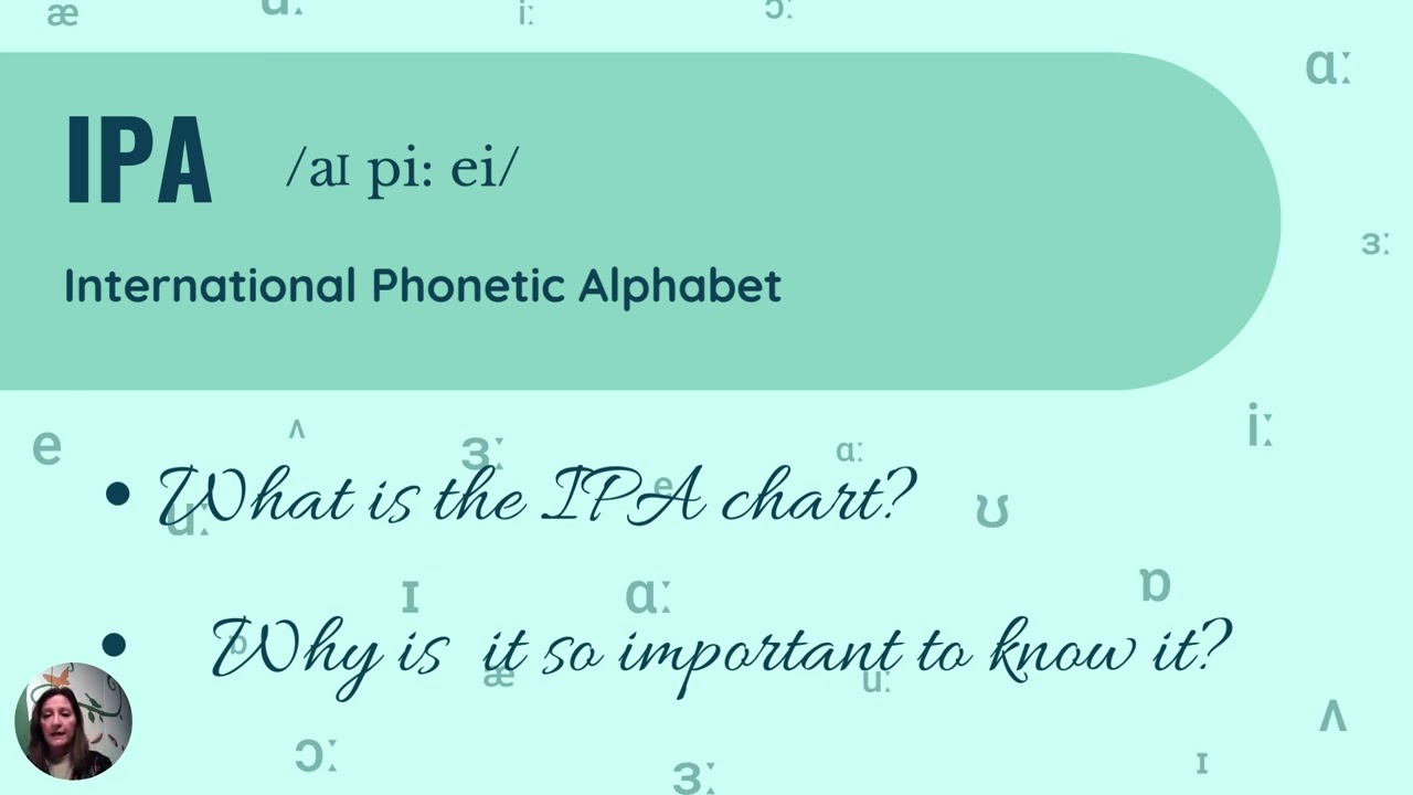 Lesson 01 -  English sounds