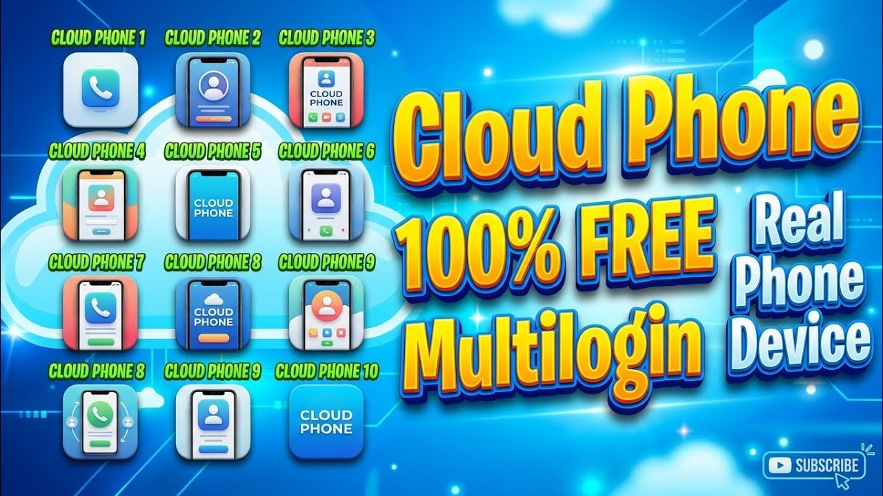 100% FREE | How To Create Multiple Virtual Phones for free | Cloud Phone & Anti-Detect Browser |