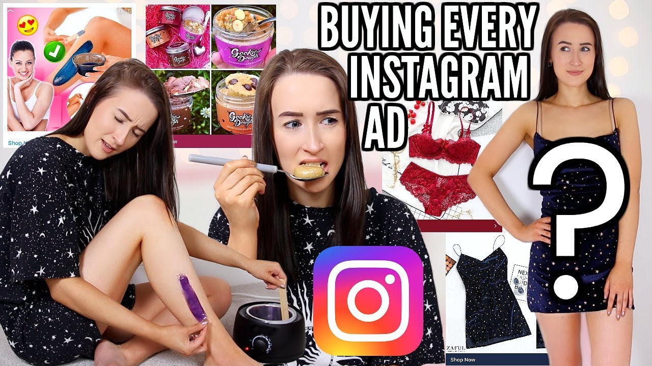 I Bought EVERY Instagram Advert For A WEEK! This Is What Happened...