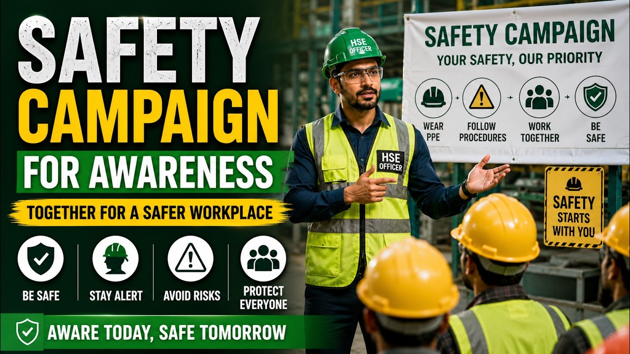 What is Safety Campaign | Safety Campaign Importance | Safety Campaign Topics