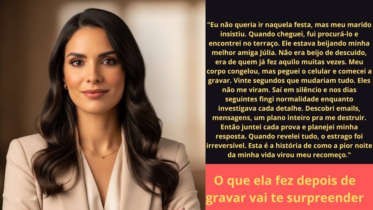 Parei na porta da festa da empresa e vi o que NÂO DEVERIA. MINHA MELHOR AMIGA E MEU MARIDO não ...