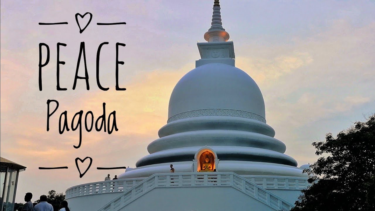 Japanese Peace Pagoda - Galle - Unawatuna Sri Lanka 🇱🇰 4K UHD Travel