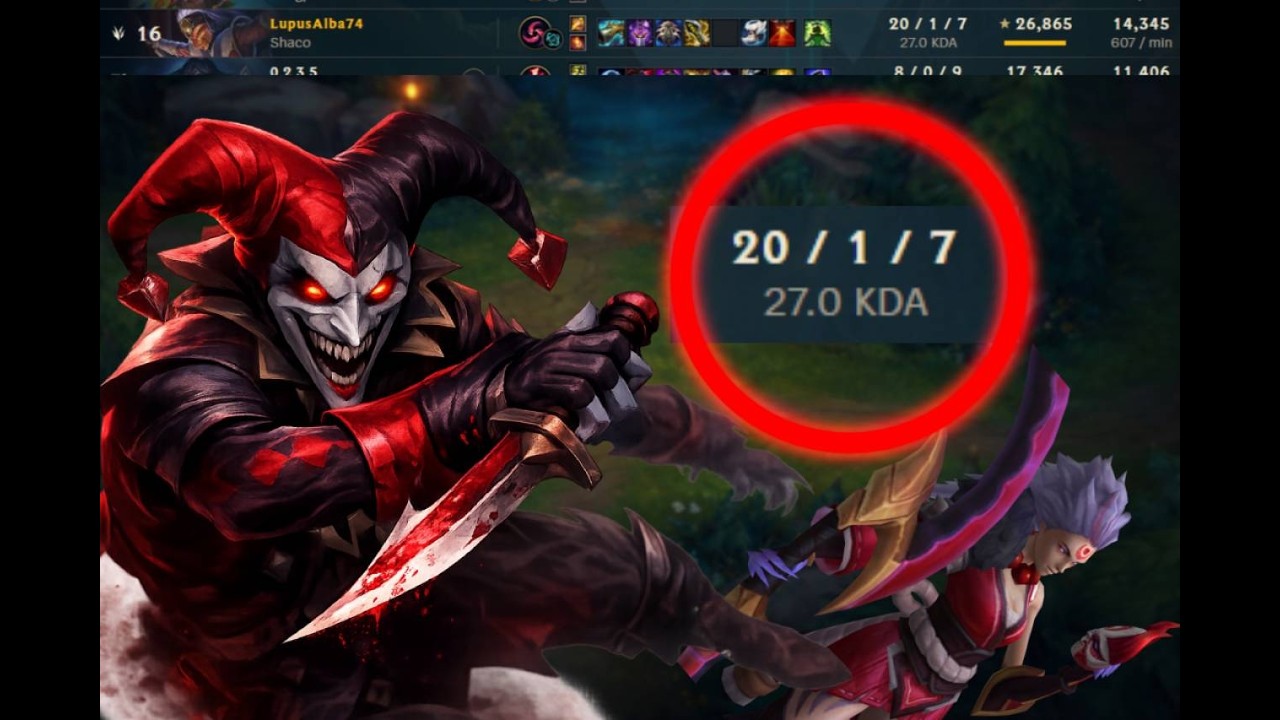 20/1/7 SHACO JUNGLE – I TOOK THIER LIFES AND  ENDED THE GAME
