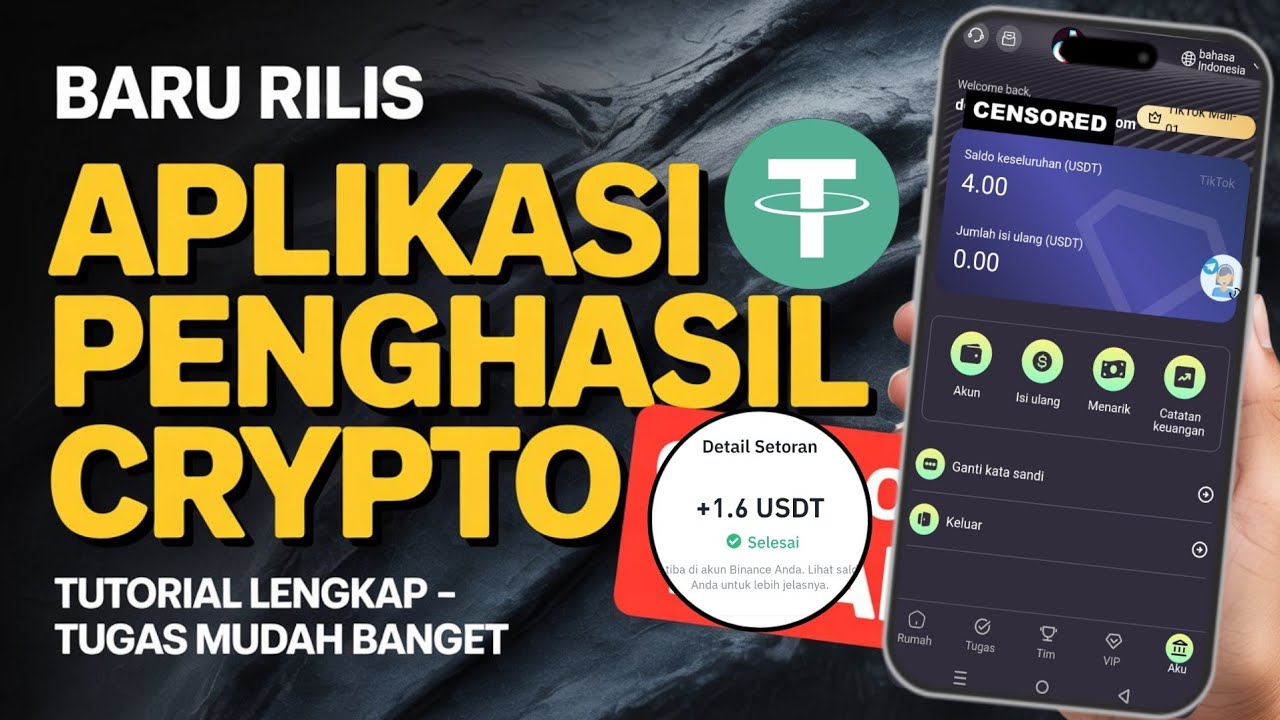Aplikasi Baru! Cukup Claim Tiap Hari, Dapat Crypto | Claim crypto tiap hari