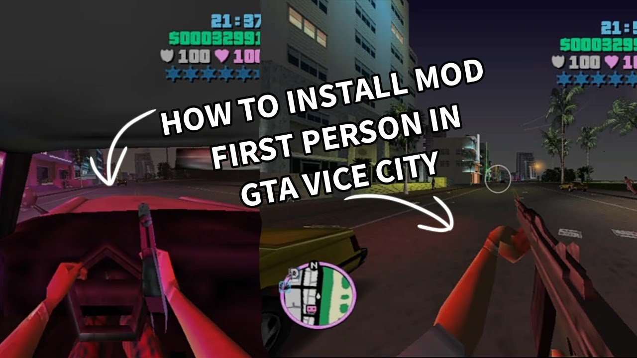 How To Install First Person Mod In GTA VICE CITY | 2022