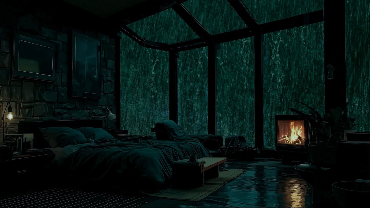 Midnight Rain & Thunder 🌧️ Nature&rsquo;s White Noise for Stress Relief