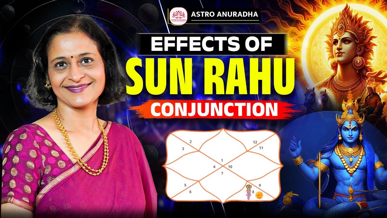 Sun Rahu Conjunction Explained | Sun Rahu in 8th, 2nd & 3rd House | Anuradha Sharda | VedicAstrology