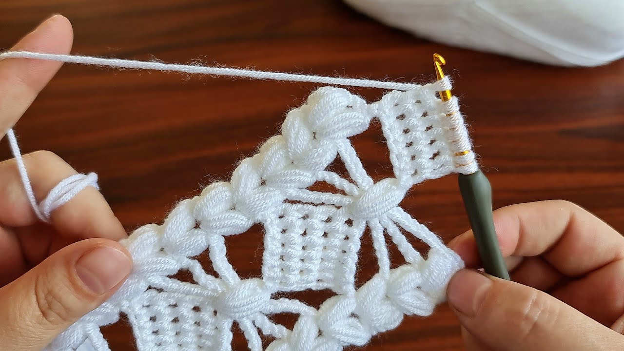 Spider Web Crochet Knitting Pattern - Tığ İşi Örümcek Ağı Örgü Modeli...