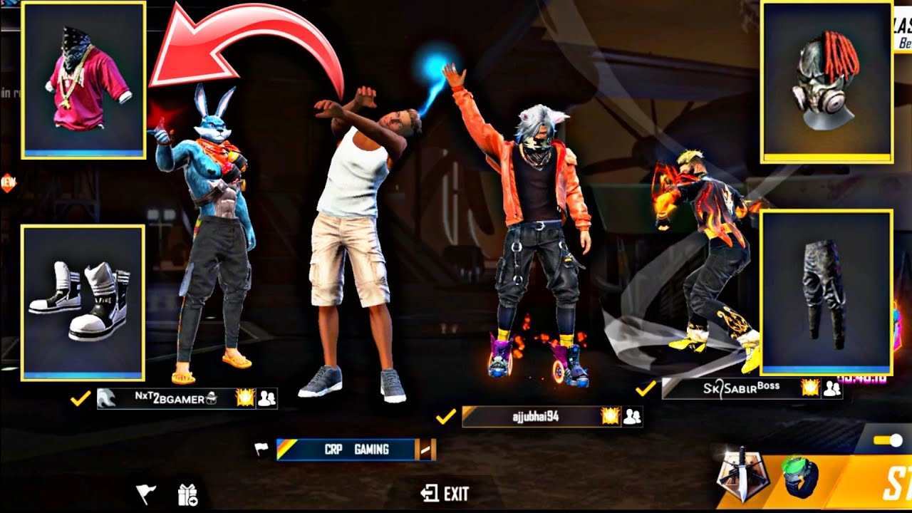 FREE FIRE BEST Player Ajjubhai94 & 2BGamer & SkSabir