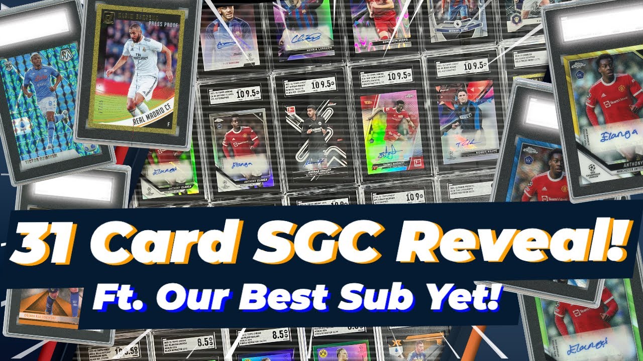 31 Card SGC Grading Reveal! Ft. Soccer Card Special!