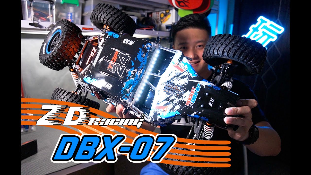 真正到手就能玩！ZD RACING DBX-07 1/7 暴力6S四驱沙漠卡车超详细开箱分享 《超人聊模型》197