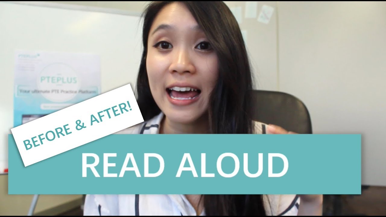 PTE Speaking | READ ALOUD | Before & After Pronunciation