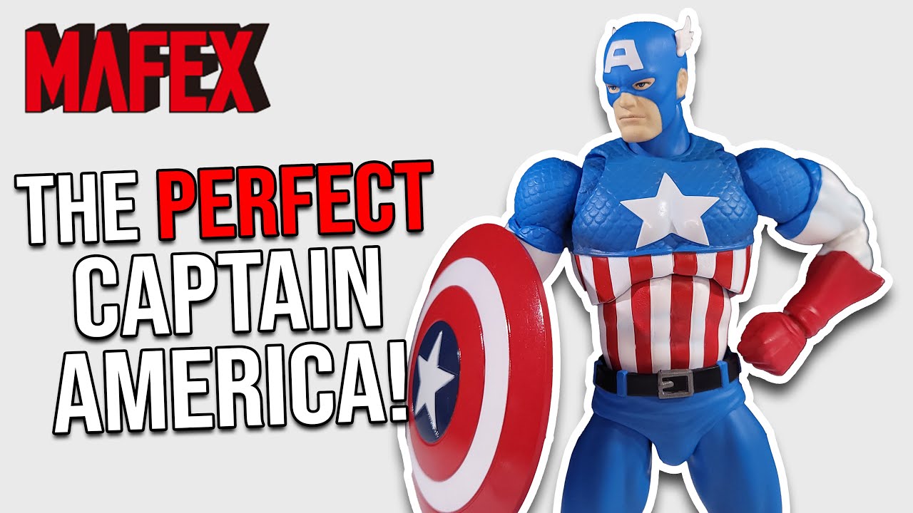 Обзор и распаковка фигурки Капитана Америки (версия из комиксов) от Mafex!